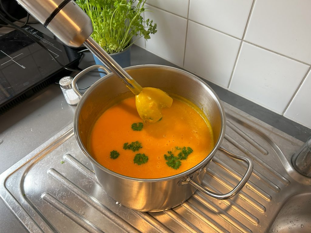 Klamer Stabmixer Konsistenz beim Mixen