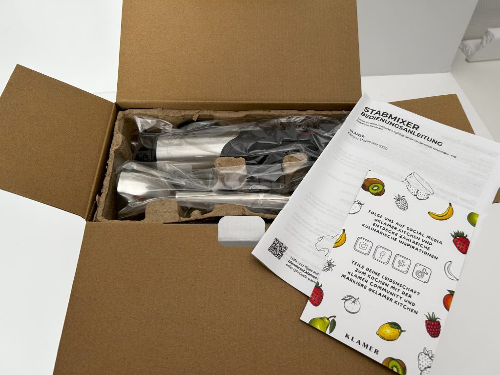 Klamer-Stabmixer unboxing2