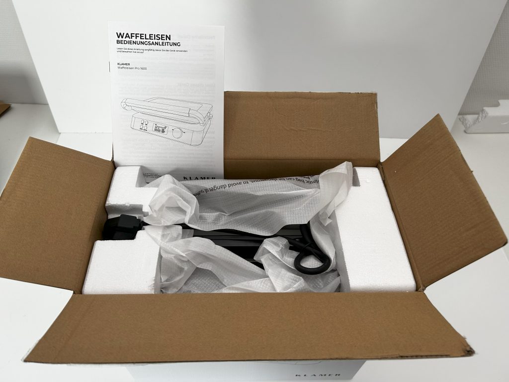 Klamer Waffeleisen Unboxing 2