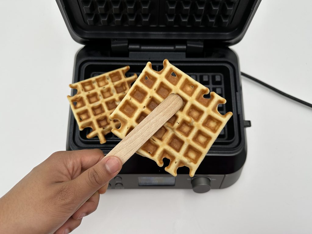 Klamer Waffeleisen fertige Waffel