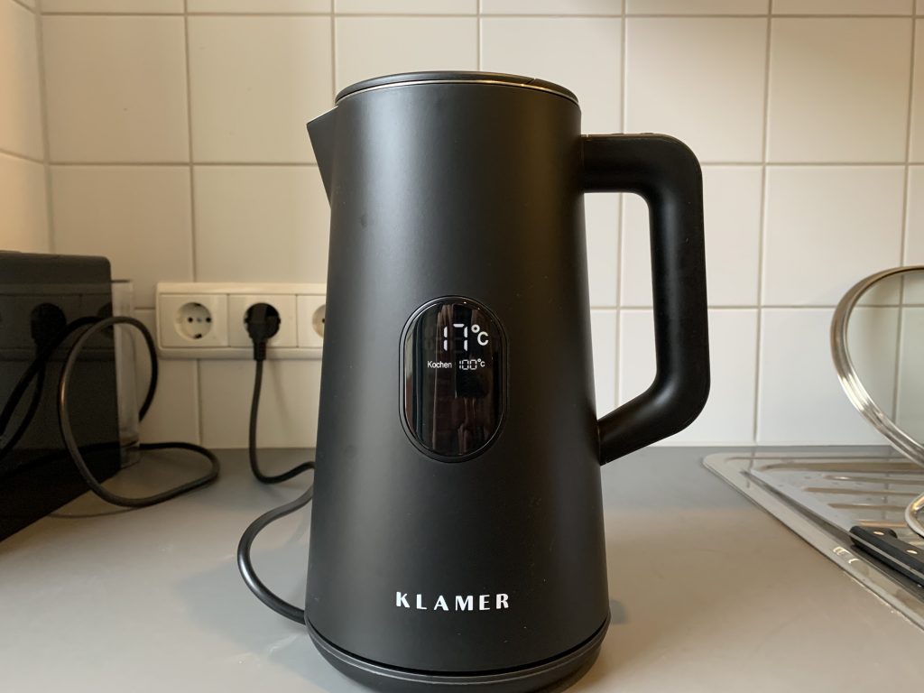Klamer Wasserkocher kochen