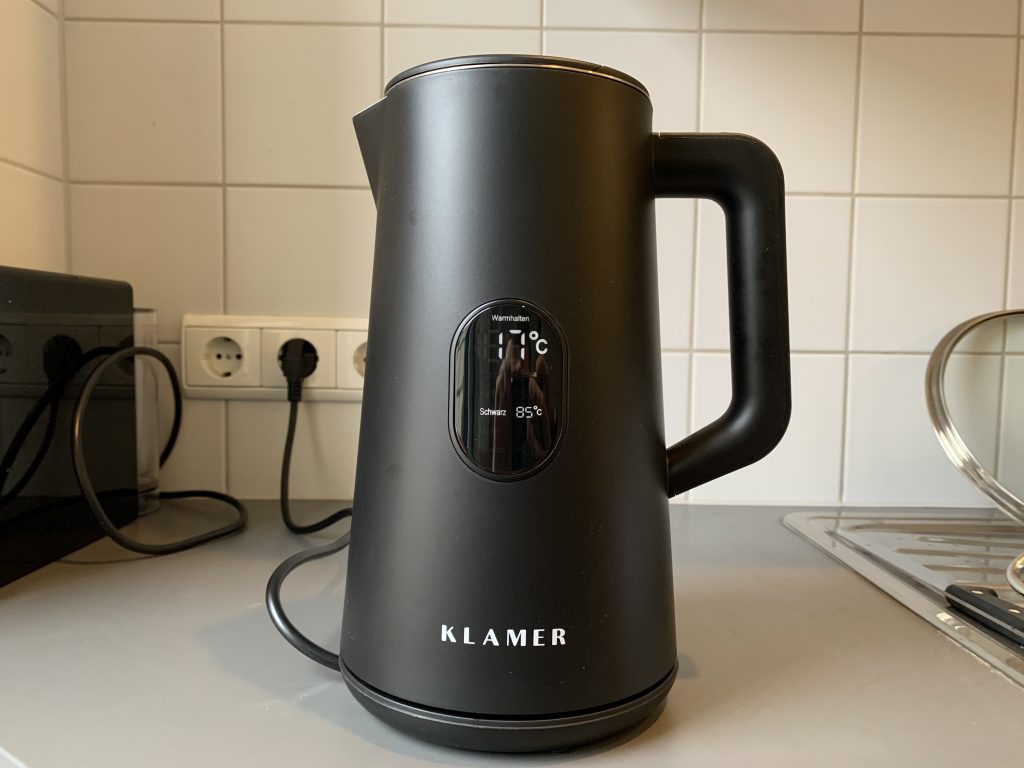 Klamer Wasserkocher schwarz