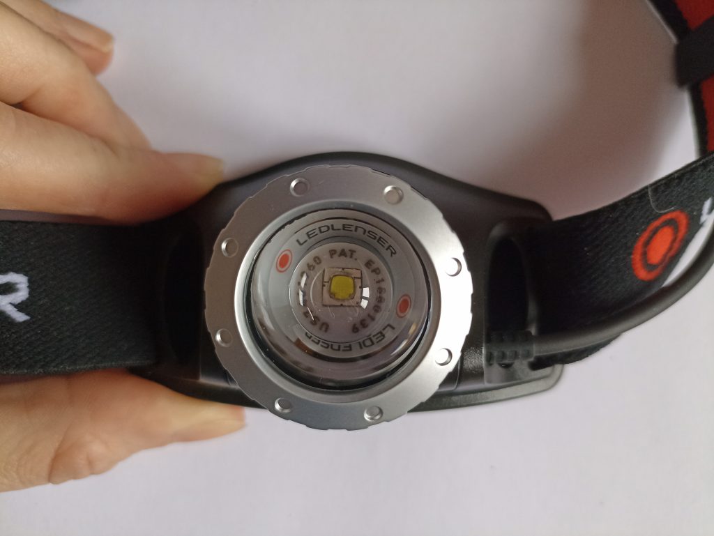 Ledlenser H7R.2 Stirnlampe, Ansicht von vorne