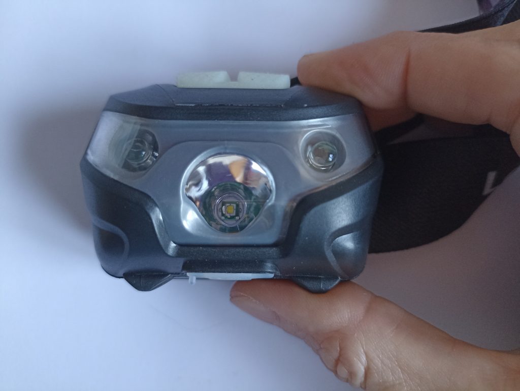Lighting EVER Stirnlampe, Ansicht von vorne