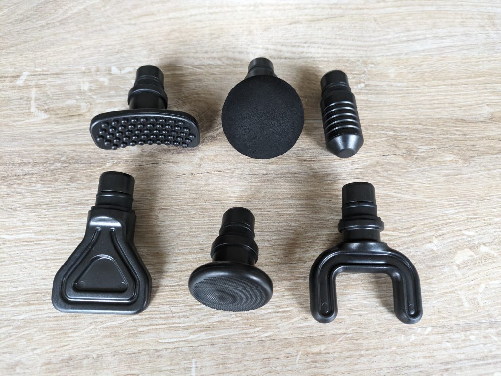 Massageköpfe der Aerlang EM-8 Massagepistole