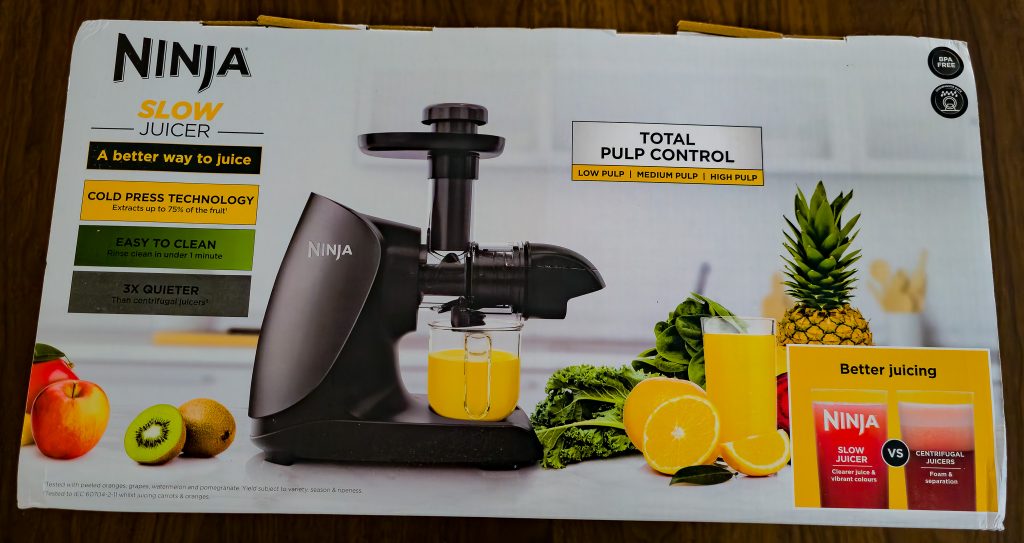 Ninja JC100EU Entsafter Verpackung