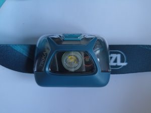 PETZL Tikka Stirnlampe, Ansicht von vorn
