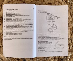 PULOX PO-200 Pulsoximeter Bedienungsanleitung