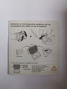Petzl Actik Core Stirnlampe, beiliegende Gebrauchsanweisung