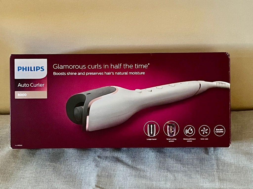 Philips autoamtischer Lockenstab Verpackung
