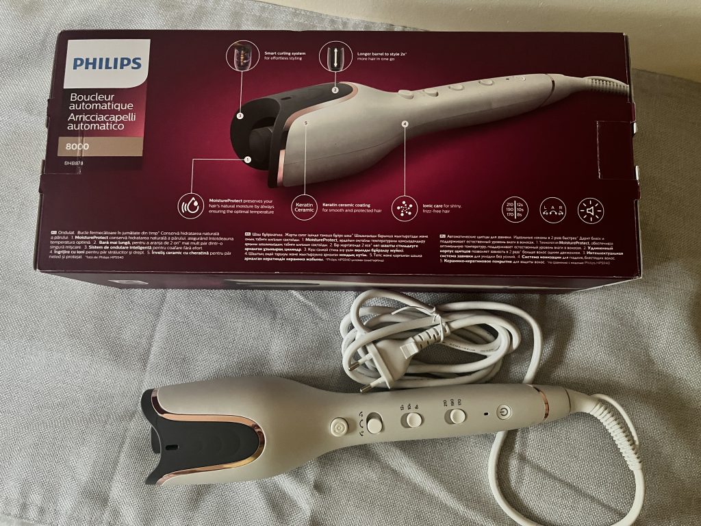 Philips automatischer Lockenstab mit Verpackung