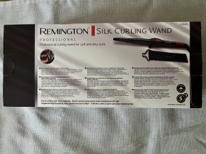 Remington Silk Curling Wand Lockenstab Rückseite Verpackung