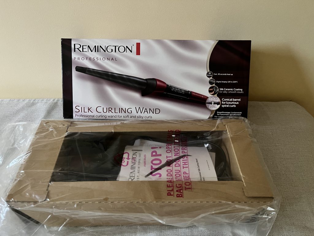 Remington Silk Curlin Wand Lockenstab in Verpackung mit Plastik