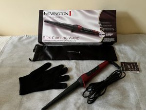 Remington Silk Curling Wand Lockenstab mit Verpackung und Zubehör