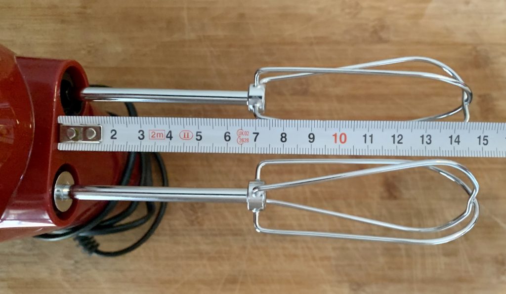 Russell Hobbs 24670-56 Handmixer Länge der Rührbesen