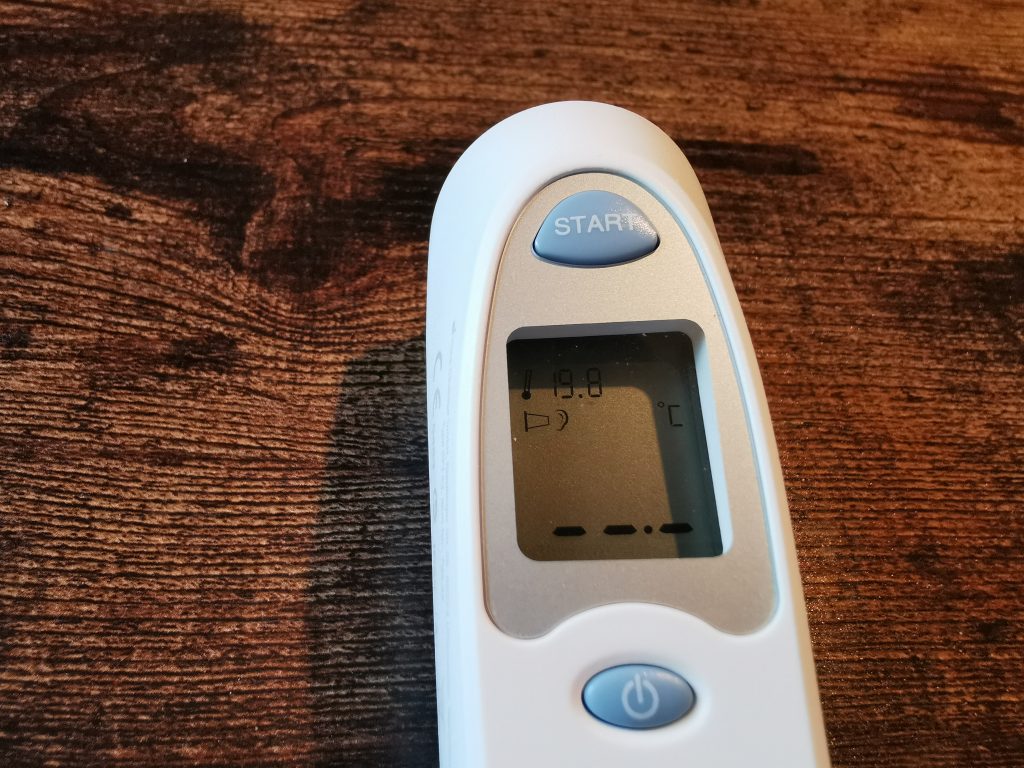 Sanitas SFT53 Ohrthermometer Display