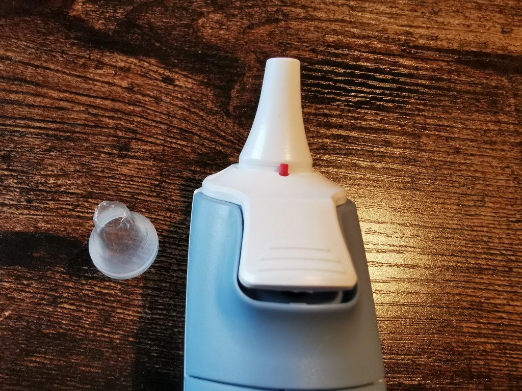 Sanitas SFT53 Ohrthermometer und Hygieneschutzkappe