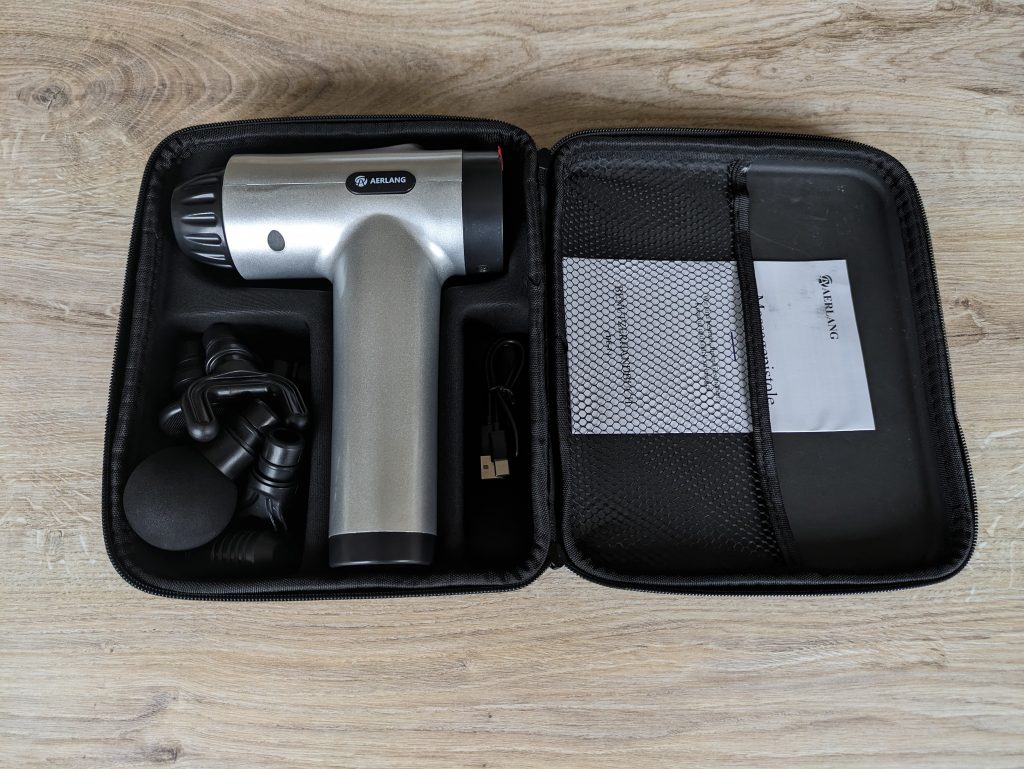 Tasche der Aerlang EM-8 Massagepistole ohne Folie