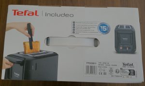 Tefal Includeo TT5338 Toaster Verpackung Rückseite