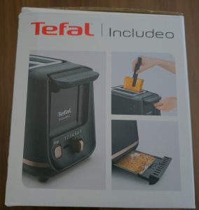 Tefal Includeo TT5338 Toaster Verpackung Seite