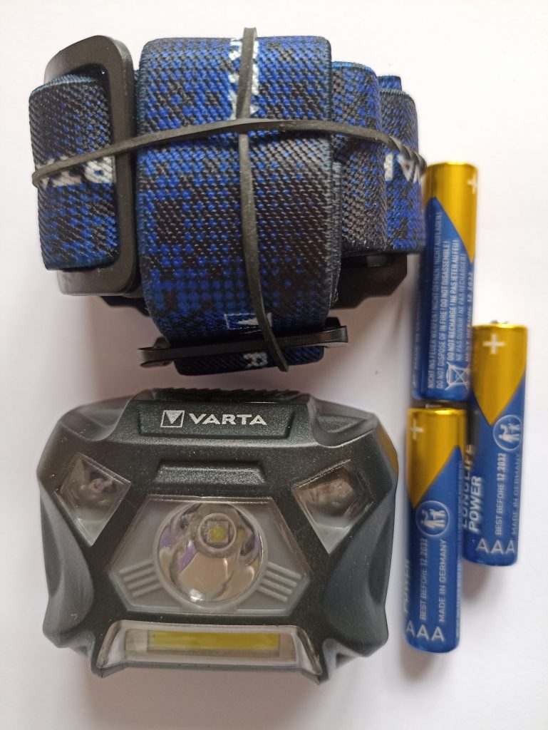 VARTA H20 Stirnlampe, Lieferumfang