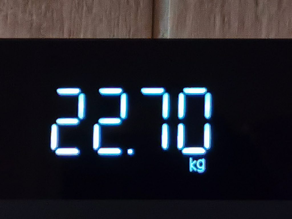 Vitafit VT705 Körperfettwaage Display Detail