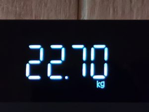 Vitafit VT705 Körperfettwaage Display Detail