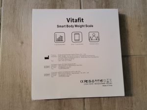 Vitafit VT705 Körperfettwaage Verpackung von hinten