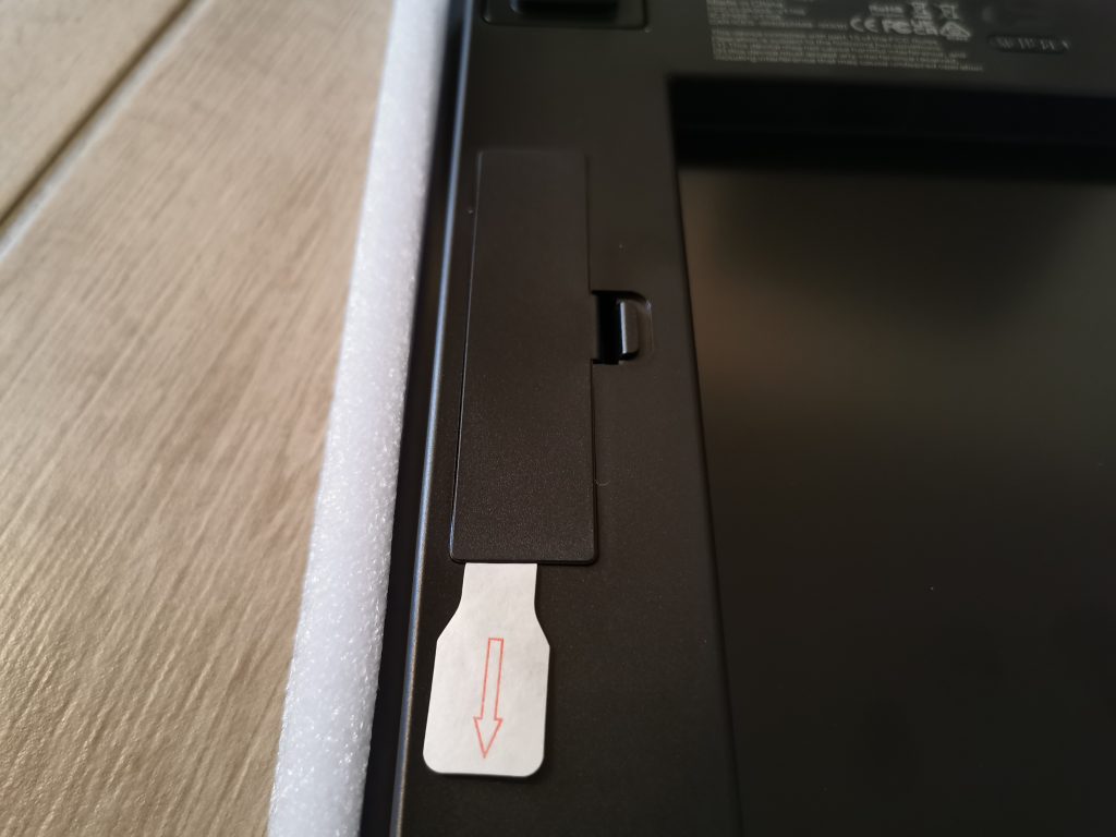Vitafit VT705 Personenwaage Batteriefach geschlossen mit Sicherung