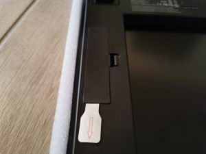 Vitafit VT705 Personenwaage Batteriefach geschlossen mit Sicherung