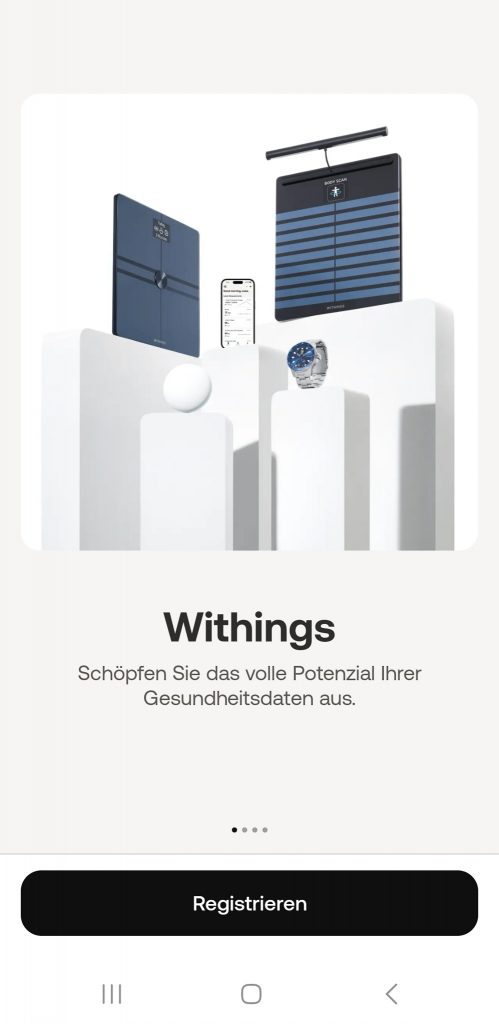 WITHINGS Body Smart Körperfettwaage App02