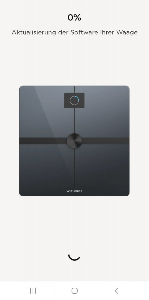 WITHINGS Body Smart Körperfettwaage App06