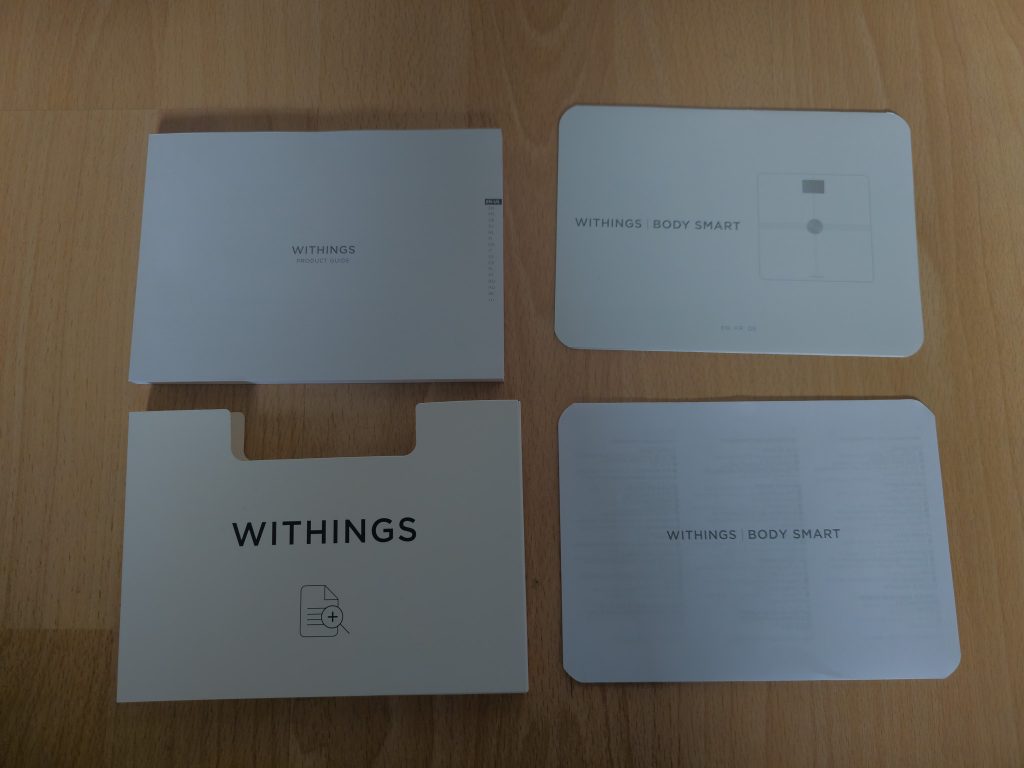 WITHINGS Body Smart Körperfettwaage Bedienungsanleitung