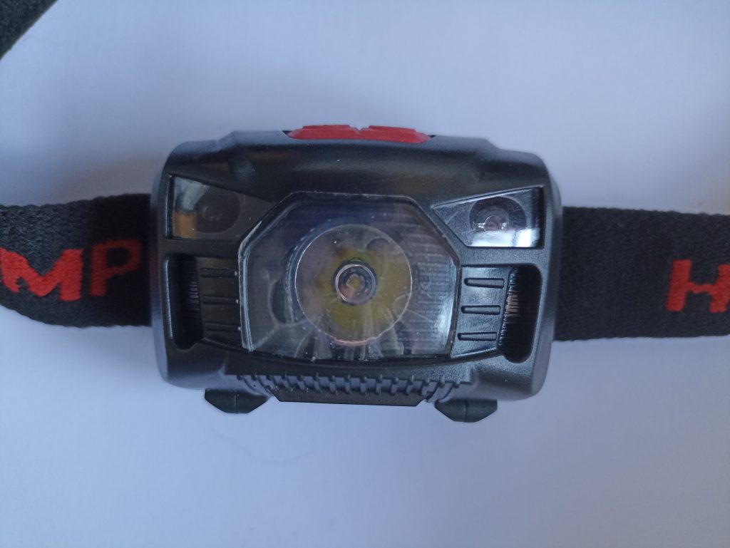 Winzwon WZ6520FR Stirnlampe, Ansicht von vorn