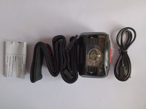 Winzwon WZ6520FR Stirnlampe, Lieferumfang ausgepackt