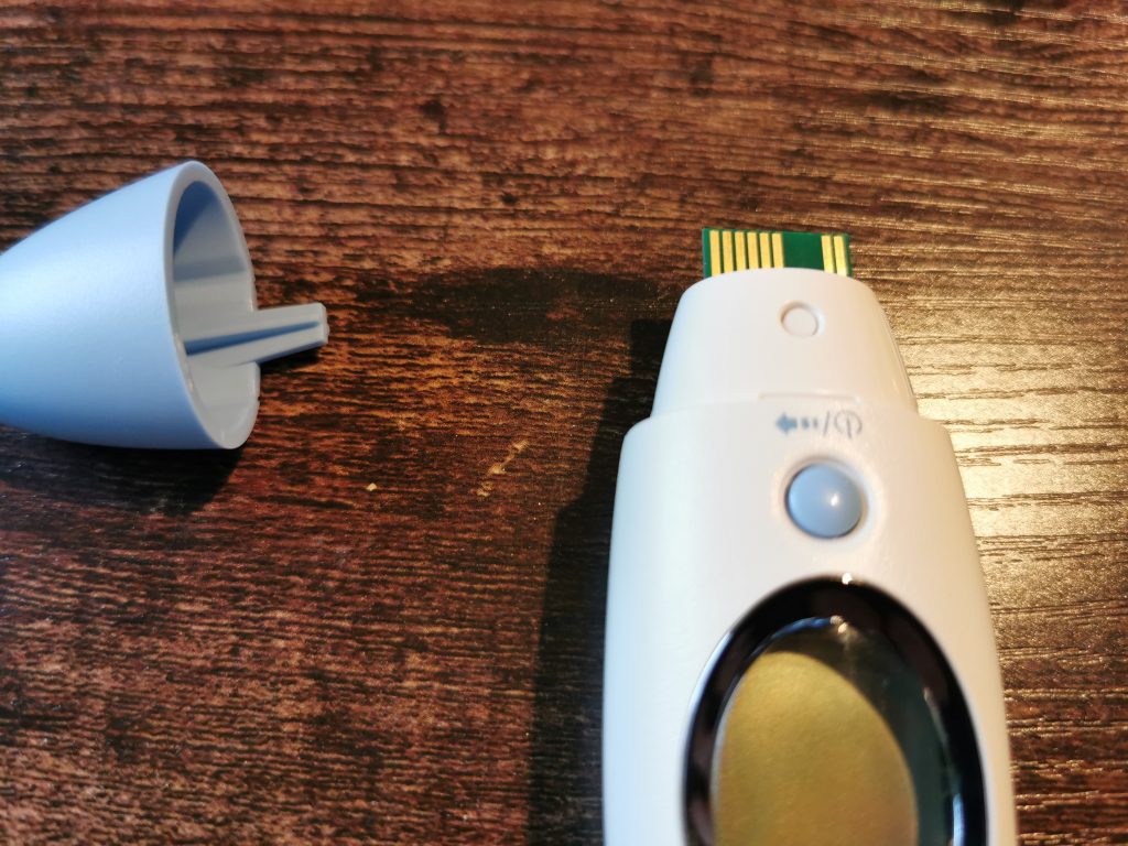 scala SC 53 FH Ohrthermometer Batteriefach geöffnet