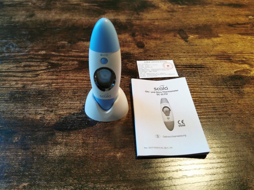 scala SC 53 FH Ohrthermometer Lieferumfang
