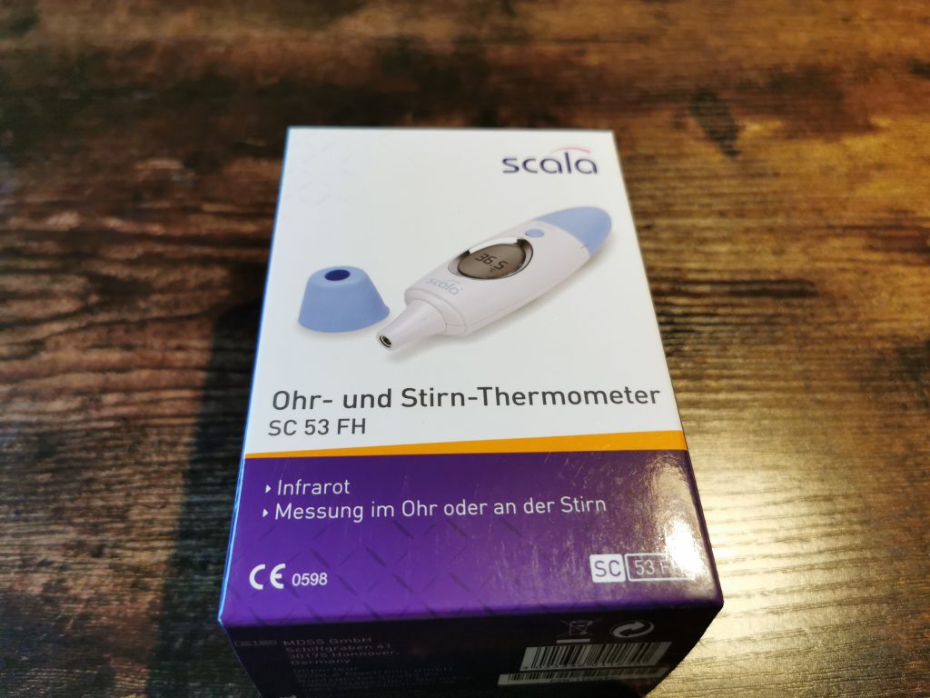 scala SC 53 FH Ohrthermometer Verpackung vorn