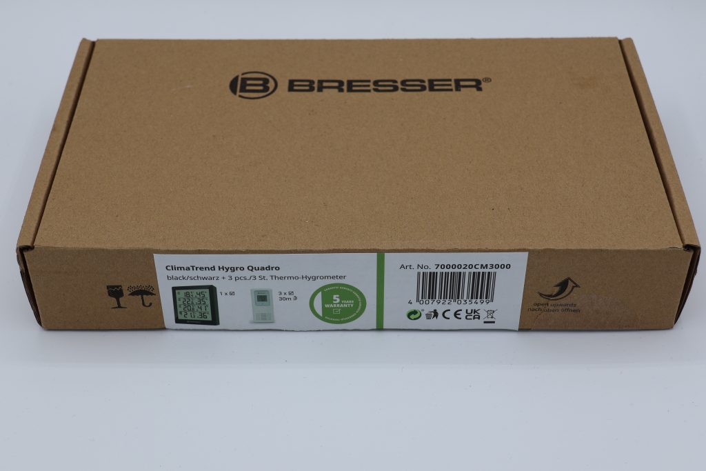 Bresser Clima Trend Hygro Quadro Wetterstation Karton