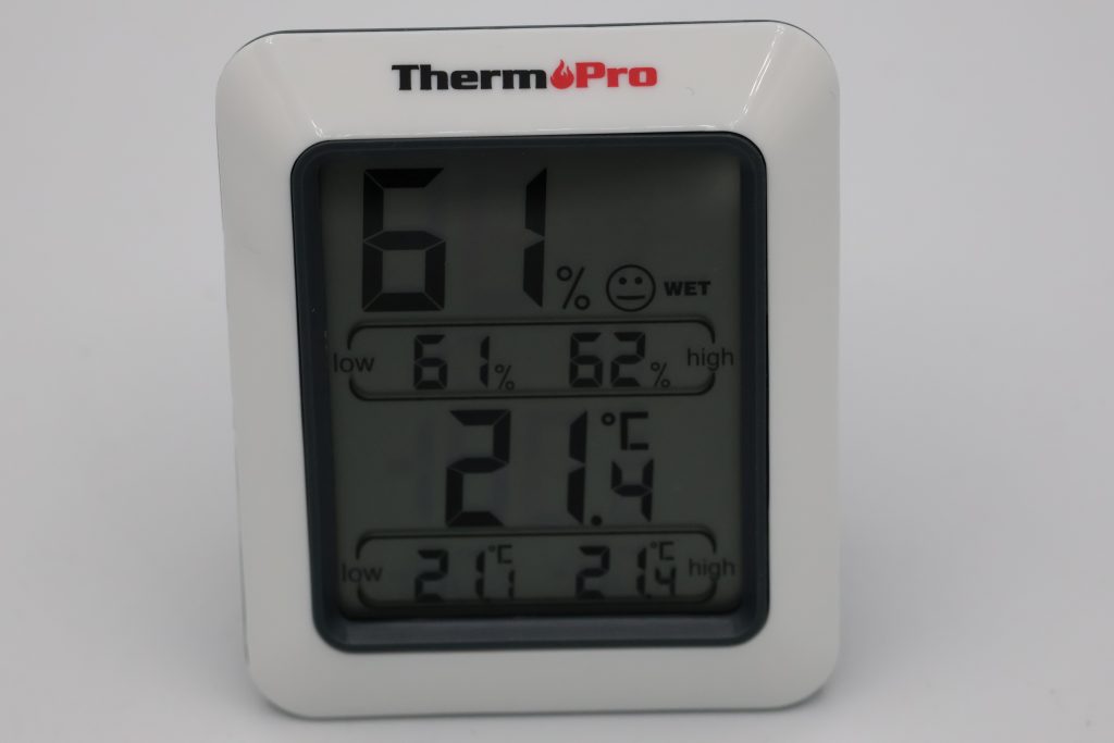 ThermoPro TP50 Wetterstation eingeschaltet
