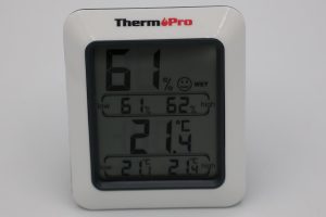 ThermoPro TP50 Wetterstation eingeschaltet