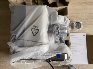 WMF Lumero Espresso Siebträgermaschine beim Auspacken