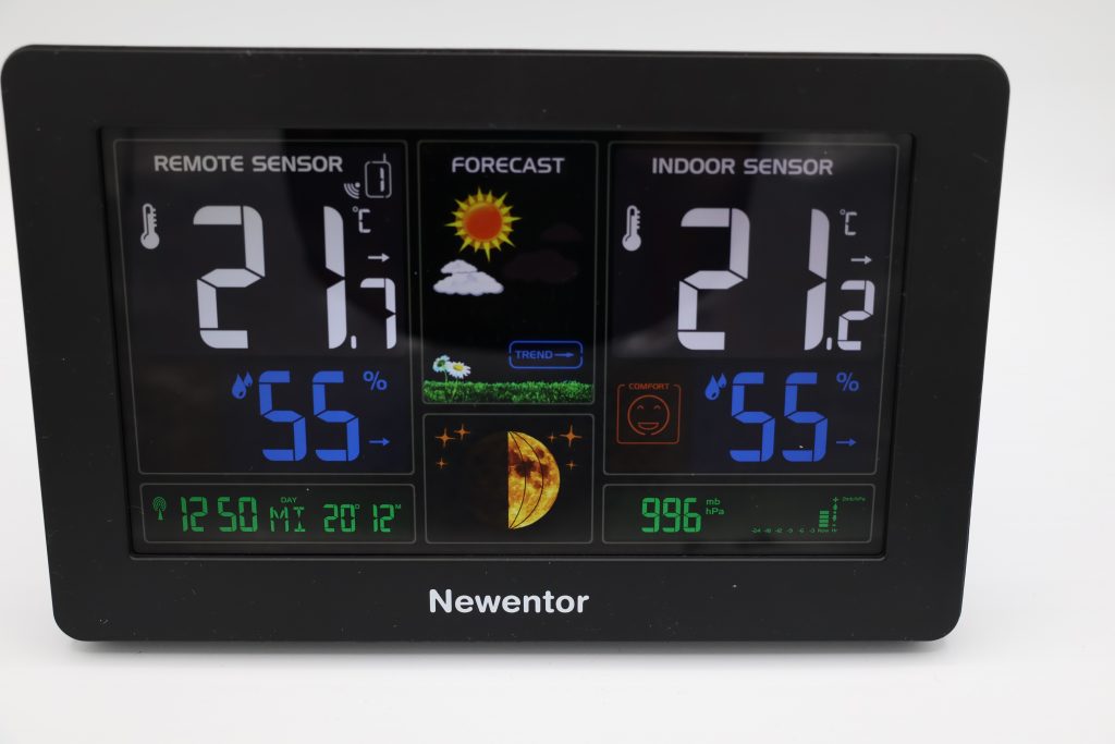 Newentor FJ 3378 Wetterstation eingeschaltet