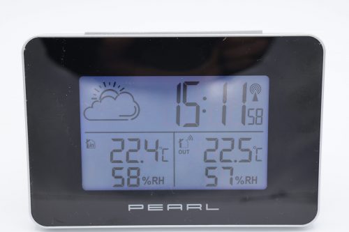 Pearl NX-5793-675 Wetterstation eingeschaltet