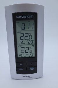 Technoline WS 9140 Wetterstation eingeschaltet