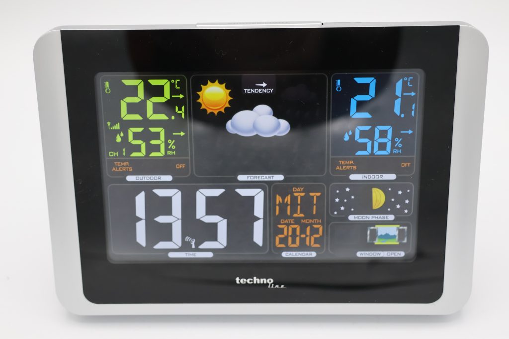 Technoline WS6442 Wetterstation eingeschaltet