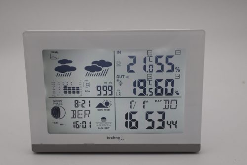Technoline WS6762 Wetterstation eingeschaltet