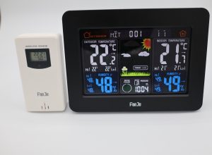 Vorrinc Wetterstation eingeschaltet mti Sensor