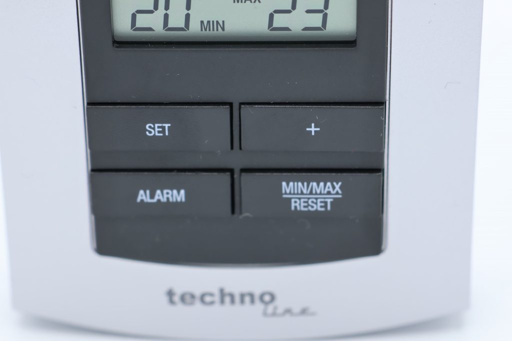 Technoline WS 9140 Wetterstation Knöpfe