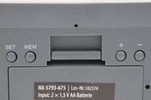 Pearl NX-5793-675 Wetterstation Knöpfe
